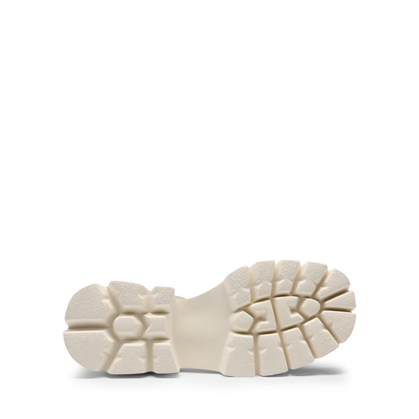  Platform Ankle Strap Chunky Heel Sandals  - BEIGE - 4
